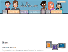 Tablet Screenshot of dsdteens.org